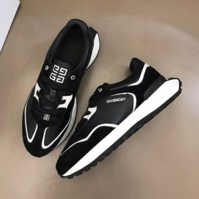 지방시  남성 캐쥬얼 레더 스니커즈 Size(240 - 275) 블랙 - Givenchy 2021 Men's Casual Leather Sneakers Giv0580x Black