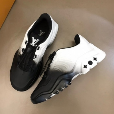 루이비통  남성 모던 레더 스니커즈 Size(240 -270) 블랙 -  Louis Vuitton  Men's Moden Leather Sneakers Lou03858x Black