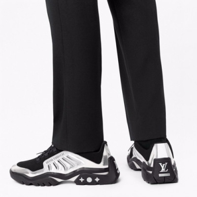 루이비통  남성 모던 레더 스니커즈Size(240 -270) 화이트 -  Louis Vuitton  Men's Moden Leather Sneakers Lou03862x White
