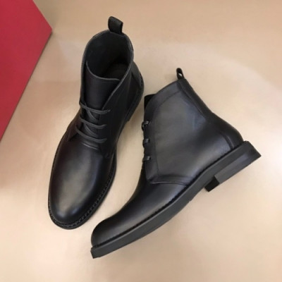 페라가모  남성 레더 부츠 Size(240 -275) 블랙 - Salvatore Ferragamo  Men's Leather Boots Fer0332x Black