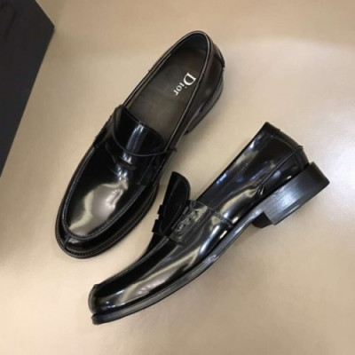 디올  남성 모던 레더 로퍼 Size(240-270) 블랙 - Dior  Mens Morden Leather Loafer Dio01582x Black