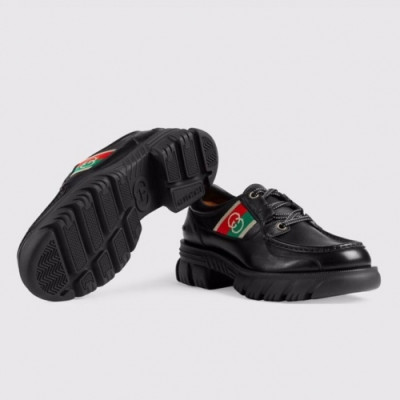 구찌  남성 캐쥬얼 레더 슈즈 Size(240-275) 블랙 - Gucci   Men's Casual Leather Shoes Guc04521x Black