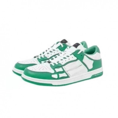 아미리  남/녀 캐쥬얼 레더 로우탑 스니커즈 Szie(225 - 275) 그린 - Amiri  Mm/Wm Casual Leather Low-top Sneakers Ami0319x Green
