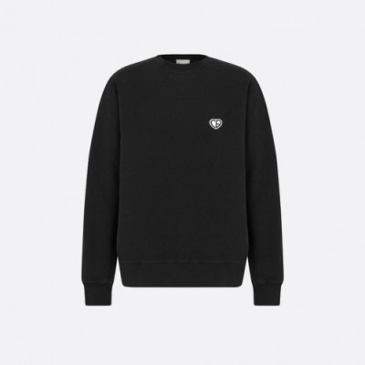 Dior  Unisex Retro Logo Tshirts Black - 디올 2021 남/녀 레트로 로고 맨투맨 Dio01653x Size(xs - xl) 블랙
