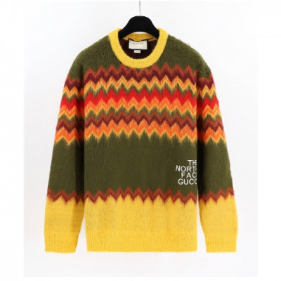 Gucci Unisex Logo Crew-neck Sweaters Yellow - 구찌 남/녀 로고 크루넥 스웨터 Guc04533x Size(s - l) 옐로우