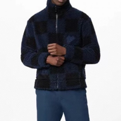 Louis vuitton  Mens Logo Leather Jackets Black - 루이비통 2021 남성 로고 가죽 자켓 Lou03878x Size(s - xl) 블랙