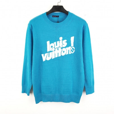 Louis vuitton  Mens Casual Wool Sweaters Blue - 루이비통 2021 남성 캐쥬얼 울 스웨터 Lou03879x Size(xs - l) 블루