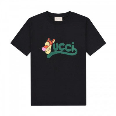 Gucci  Unisex Logo Short Sleeved Tshirts Black - 구찌 2021 남/녀 로고 반팔티 Guc04535x Size(xs - l) 블랙