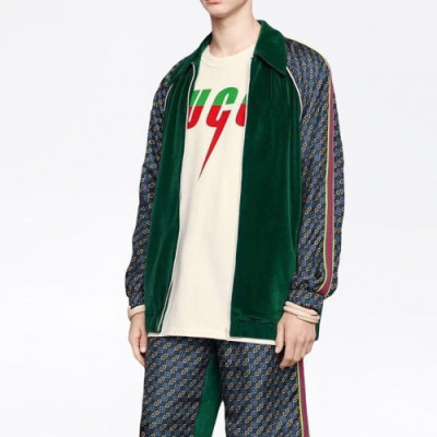 Gucci  Mens Logo Casual Tshirts Green - 구찌 2021 남성 로고 캐쥬얼 긴팔티 Guc04542x Size(s - xl) 그린