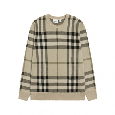 Burberry  Unisex Casual Sweaters Gray - 버버리  남/녀 캐쥬얼 스웨터 Bur04280x Size(s - xl) 그레이