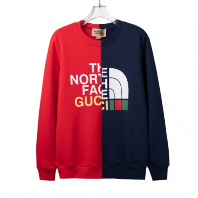 Gucci  Unisex Logo Crew-neck Cotton Tshirts Navy - 구찌 2021 남성 로고 코튼 크루넥 코튼 긴팔티 Guc04535x Size(xs - l) 네이비