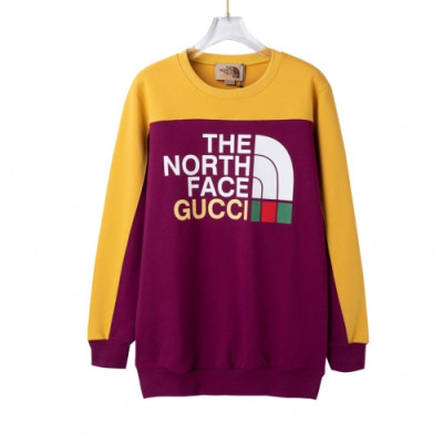 Gucci  Unisex Logo Crew-neck Cotton Tshirts Purple - 구찌 2021 남성 로고 코튼 크루넥 코튼 긴팔티 Guc04536x Size(xs - l) 퍼플