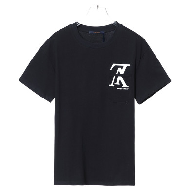 Louis vuitton  Unisex Logo Short Sleeved Tshirts Black - 루이비통 2022 남/녀 로고 반팔티 Lou03903x Size(xs - l) 블랙