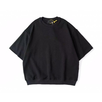 피어오브갓 남성 블랙 크루넥 반팔티 - Mens Black Tshirts - fea0384x