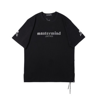 마스터마인드 남성 블랙 크루넥 반팔티 - Mens Black Tshirts - mas0130x