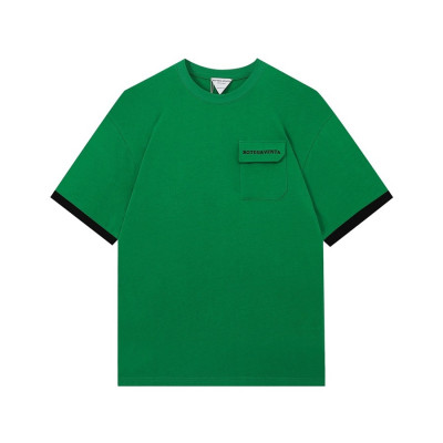 보테가 남성 크루넥 그린 반팔티 - Mens Green Tshirts - bot0251x