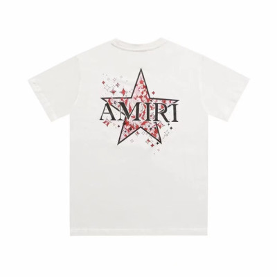 아미리 남성 화이트 크루넥 반팔티 - Mens White Tshirts - amr0344x