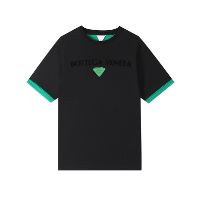 보테가 남성 크루넥 블랙 반팔티 - Mens Black Tshirts - bot0253x