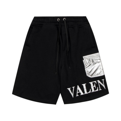 발렌티노 남성 캐쥬얼 블랙 반바지 - Mens Black Half-pants - val0508x