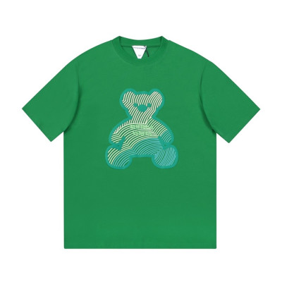 보테가 남성 크루넥 그린 반팔티 - Mens Green Tshirts - bot0259x