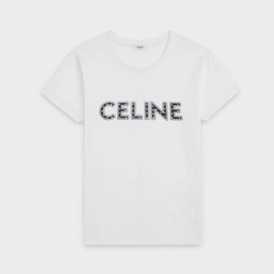 셀린느 남/녀 화이트 반팔티 - Celine Unisex White Tshirts - cel238x