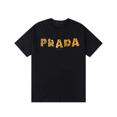 프라다 남성 블랙 반팔티 - Prada Mens Black Tshirts - pra2642x