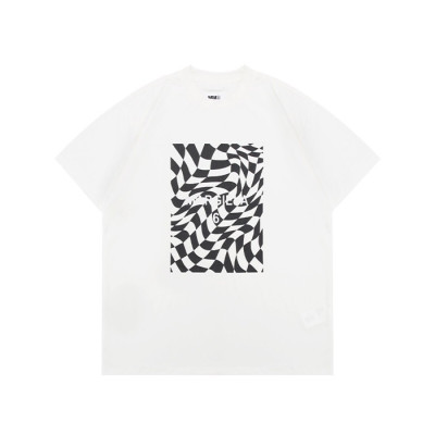 메종마르지엘라 남성 크루넥 화이트 반팔티 - Mens White Tshirts - mai0078x