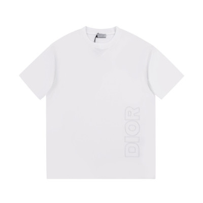 디올 남성 크루넥 화이트 반팔티 - Mens White Tshirts - dio01755x