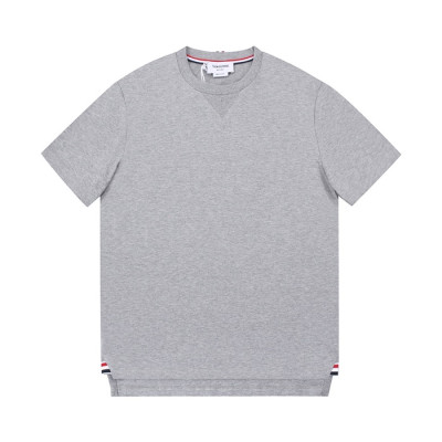 톰브라운 남성 그레이 크루넥 반팔티 - Mens Gray Tshirts - thom01556x