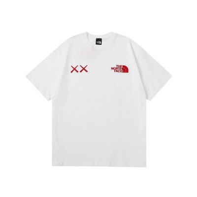 노스페이스 남성 화이트 크루넥 반팔티 - The North Face Mens White Tshirts - nor0252x