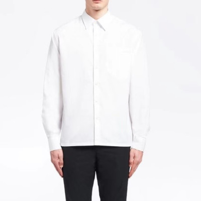 프라다 남성 모던 화이트 셔츠 - Mens White Tshirts - pra02672x