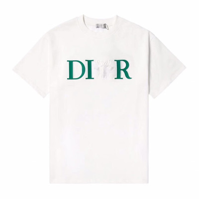 디올 남성 크루넥 화이트 반팔티 - Mens White Tshirts - dio01769x