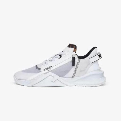 펜디 남성 캐쥬얼 화이트 스니커즈 - Mens White Sneakers - fen01200x