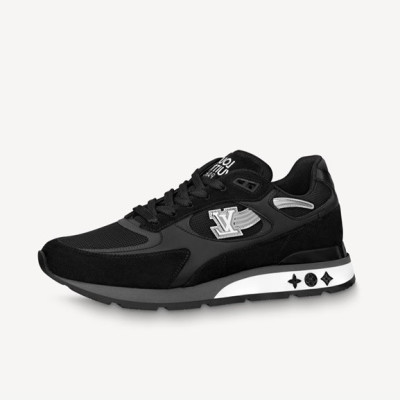루이비통 남성 클래식 블랙 스니커즈 -  Mens Black Sneakers - lou04202x