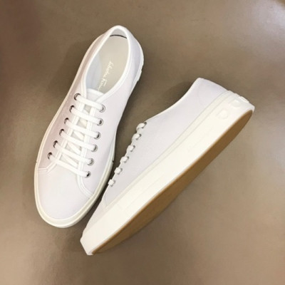 페라가모 남성 모던 화이트 스니커즈 - Mens White Sneakers - fer0346x