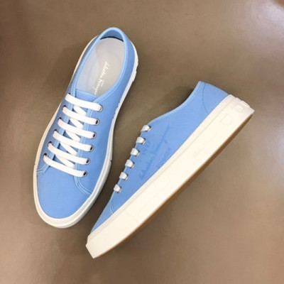 페라가모 남성 모던 블루 스니커즈 - Mens Blue Sneakers - fer0349x