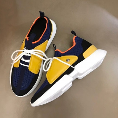 에르메스 남성 클래식 옐로우 스니커즈 - Mens Yellow Sneakers - her0754x