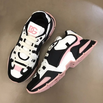 돌체앤가바나 남성 클래식 핑크 스니커즈 - Mens Pink Sneakers - dol0340x