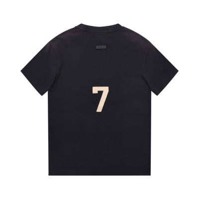 피어오브갓 남성 블랙 크루넥 반팔티 - Mens Black Tshirts - fea0403x