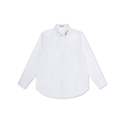 디올 남성 클래식 화이트 셔츠 - Mens White Tshirts - dio01795x