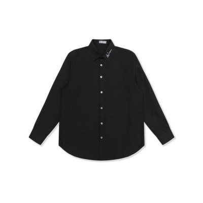 디올 남성 클래식 블랙 셔츠 - Mens Black Tshirts - dio01796x