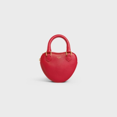 셀린느 여성 하트 레드 미니백 - Celine Womens Red Mini Bag - cel0286x