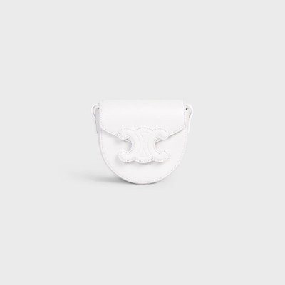 셀린느 여성 Cuir Besace 화이트 미니백 - Womens White Mini Bag - cel0289x