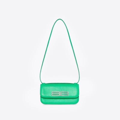 발렌시아가 여성 Gossip 그린 숄더백 - Womens Green Shoulder Bag - bal01515x