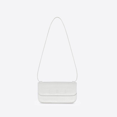 발렌시아가 여성 Gossip 화이트 숄더백 - Womens White Shoulder Bag - bal01521x