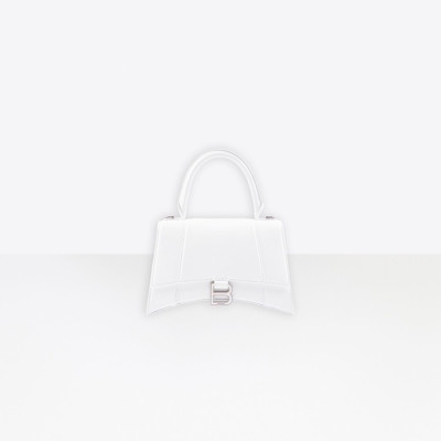 발렌시아가 여성 Hourglass 화이트 토트백 - Womens White Tote Bag - bal01524x