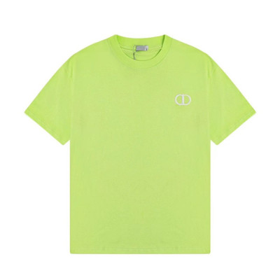 디올 남성 네온 크루넥 반팔티 - Mens Neon Tshirts - dio01855x