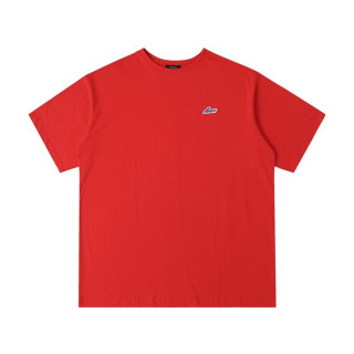 웰던 남/녀  크루넥 레드 반팔티 - Unisex Red Tshirts - wel0075x