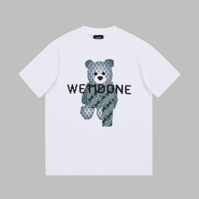 웰던 남/녀  크루넥 화이트 반팔티 - Unisex White Tshirts - wel0077x