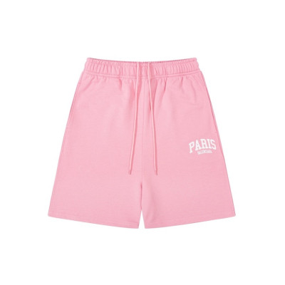 발렌시아가 남성 캐쥬얼 핑크 반바지 - Mens Pink Half-pants - bal01555x